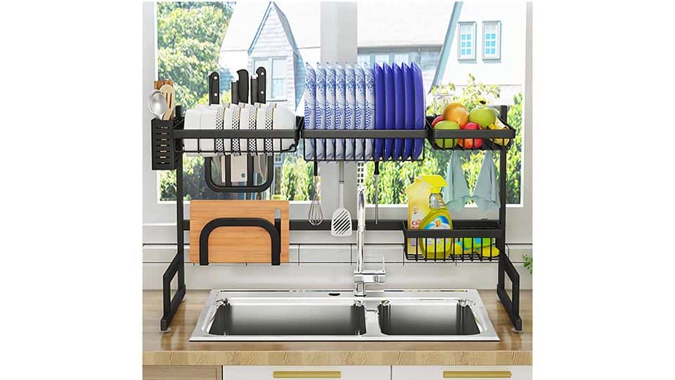 Over The Sink Dish Drying Rack