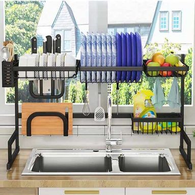 Over The Sink Dish Drying Rack